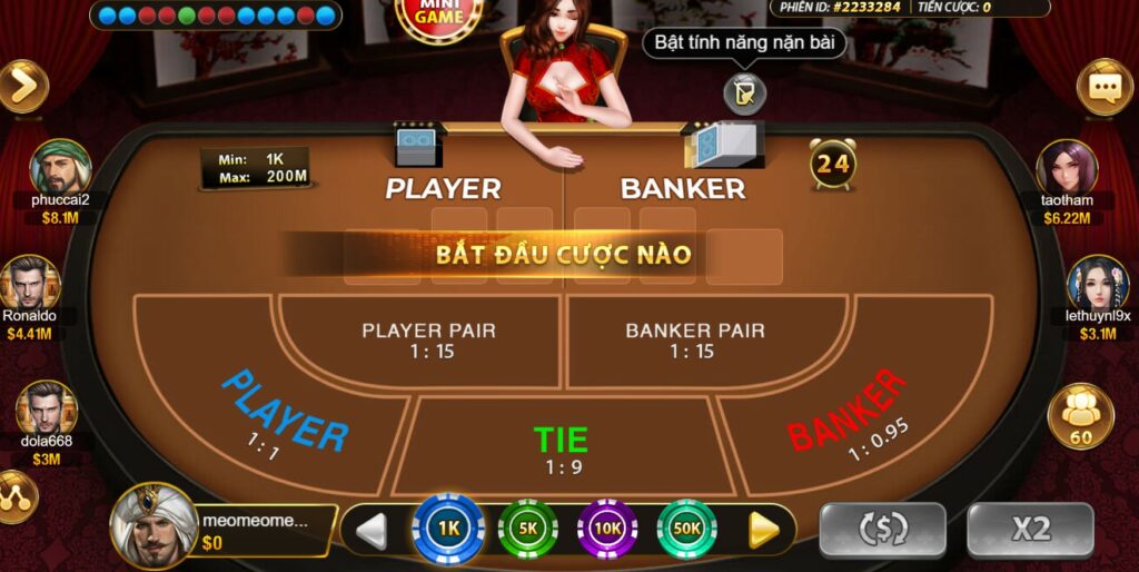 Giới thiệu về game bài Baccarat 