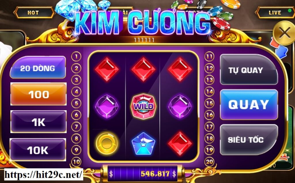 Giói thiệu game kim cương đổi thưởng tại Hitclub