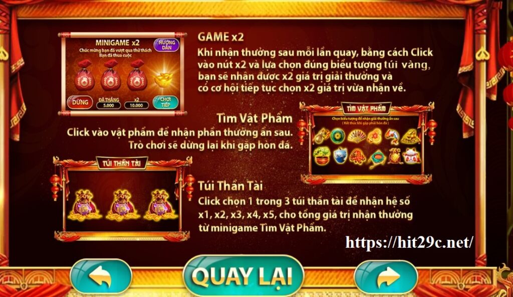 Luật chơi của Slot Thần tài Hitclub