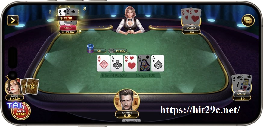 Hướng dẫn các bước chơi Poker tại HitClub