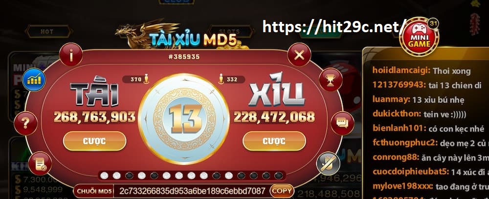 Tai Xiu Md5